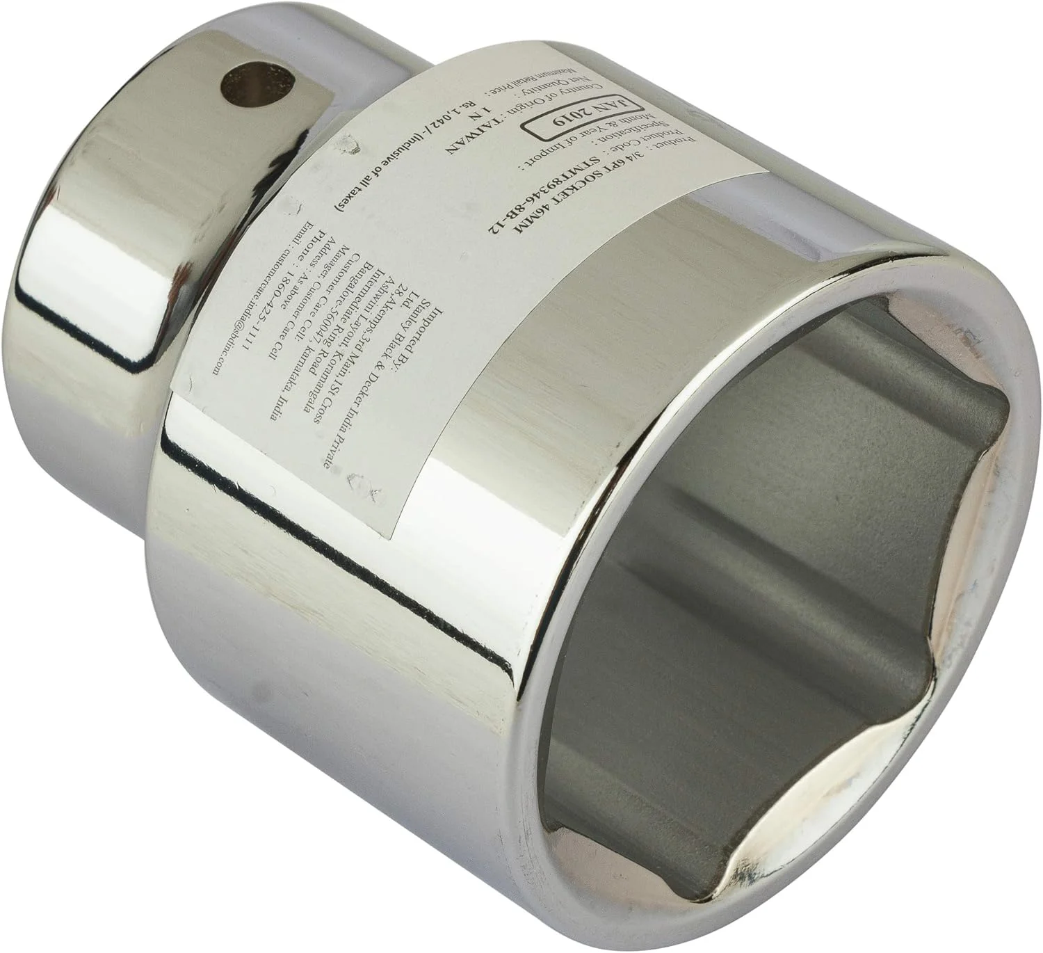 بکس استاندارد 6 پر 3/4 اینچ 46 میلی‌متری استنلی مدل STMT89346-8B (نقره‌ای)