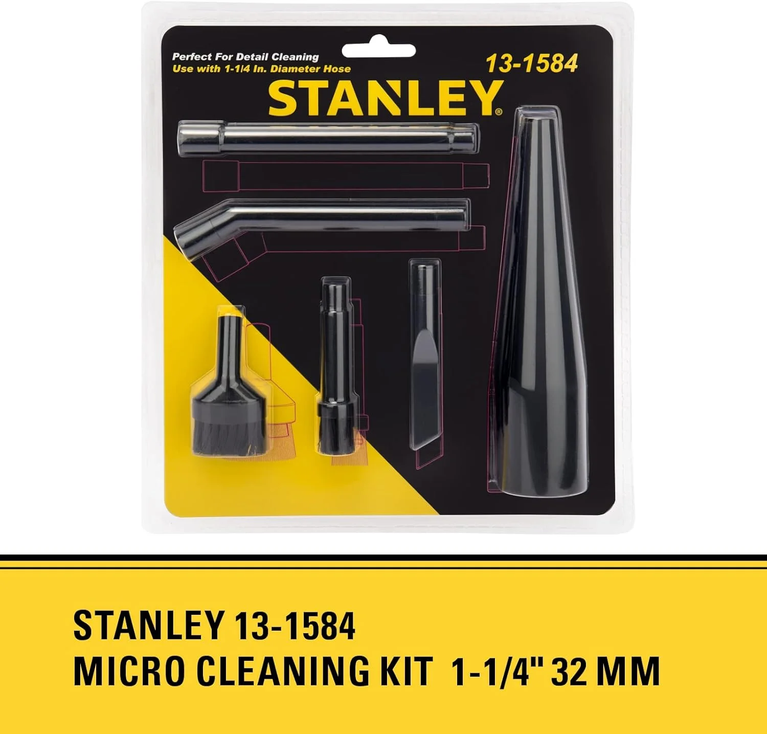 کیت تمیزکاری میکرو جاروبرقی استنلی