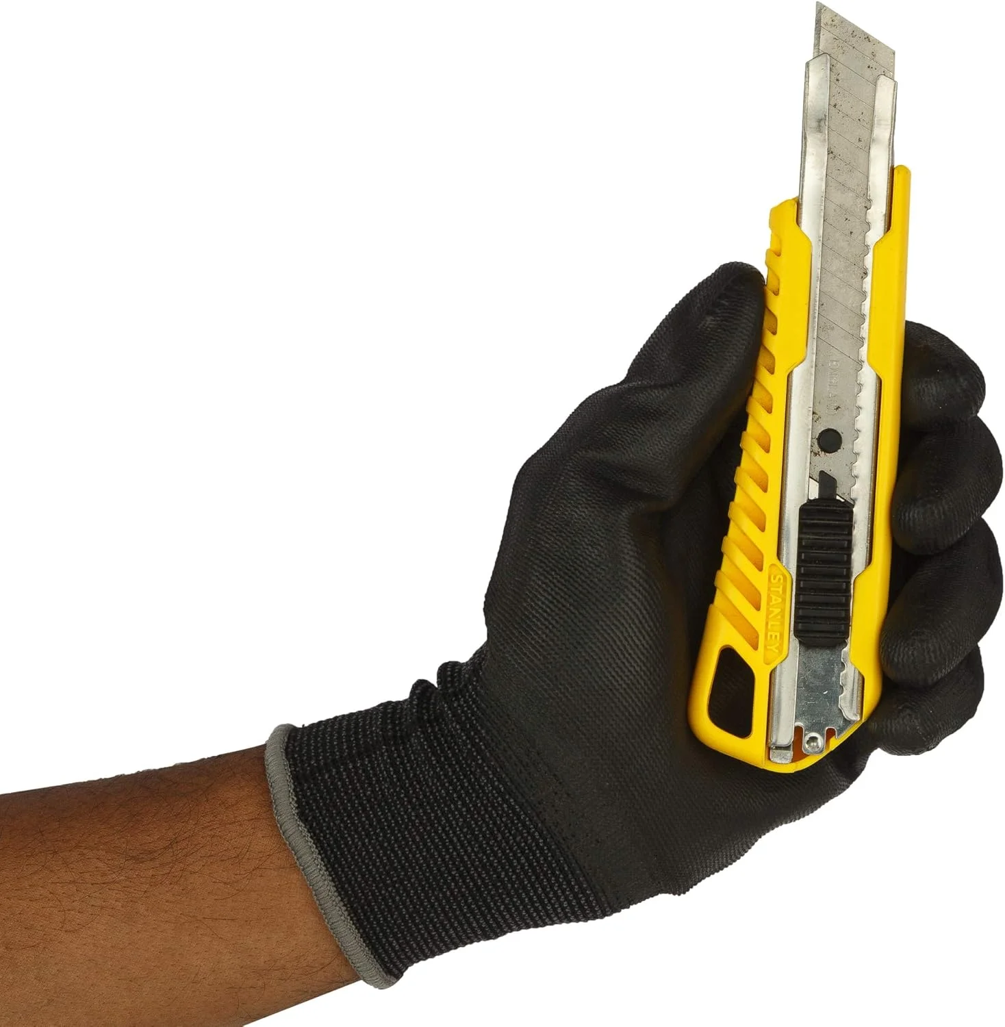 کاتر استنلی مدل Stht10276/8، زرد/مشکی، بسته 1 عددی