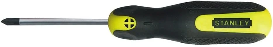 پیچ گوشتی چهارسو استنلی مدل شماره 3 با دسته روکش دار، طول تیغه 150 میلی متر پیچ گوشتی چهارسو استنلی مدل شماره 3 با دسته روکش دار، طول تیغه 150 میلی متر