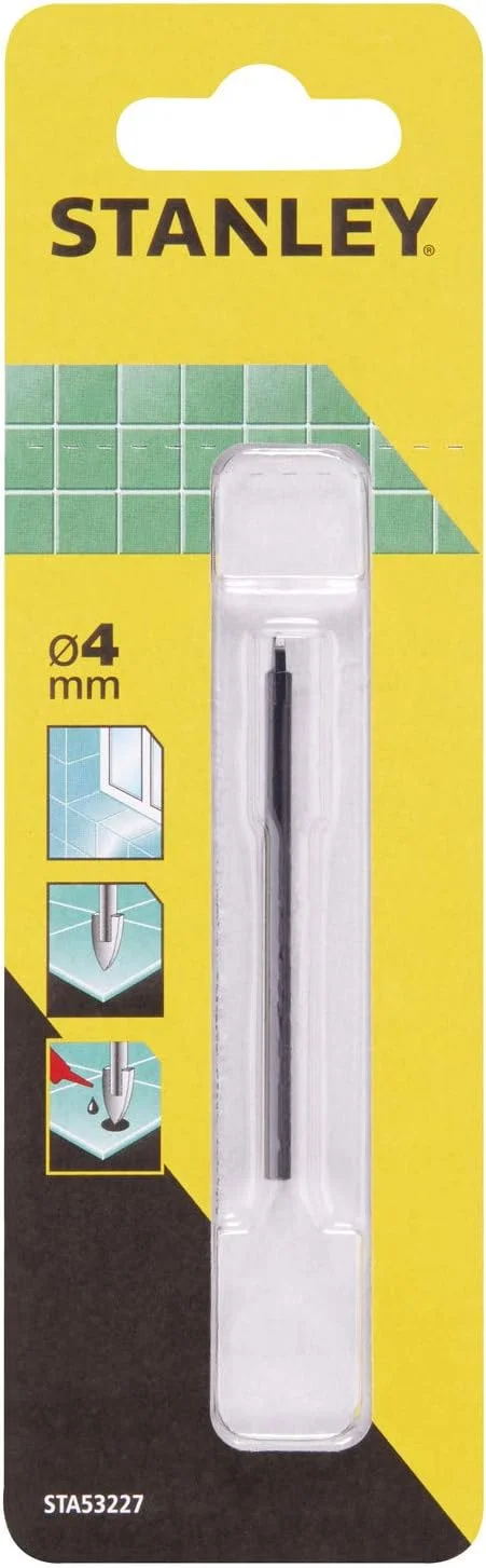 مته شیشه و سرامیک استنلی STA53227-QZ، قطر 4x64 میلی متر