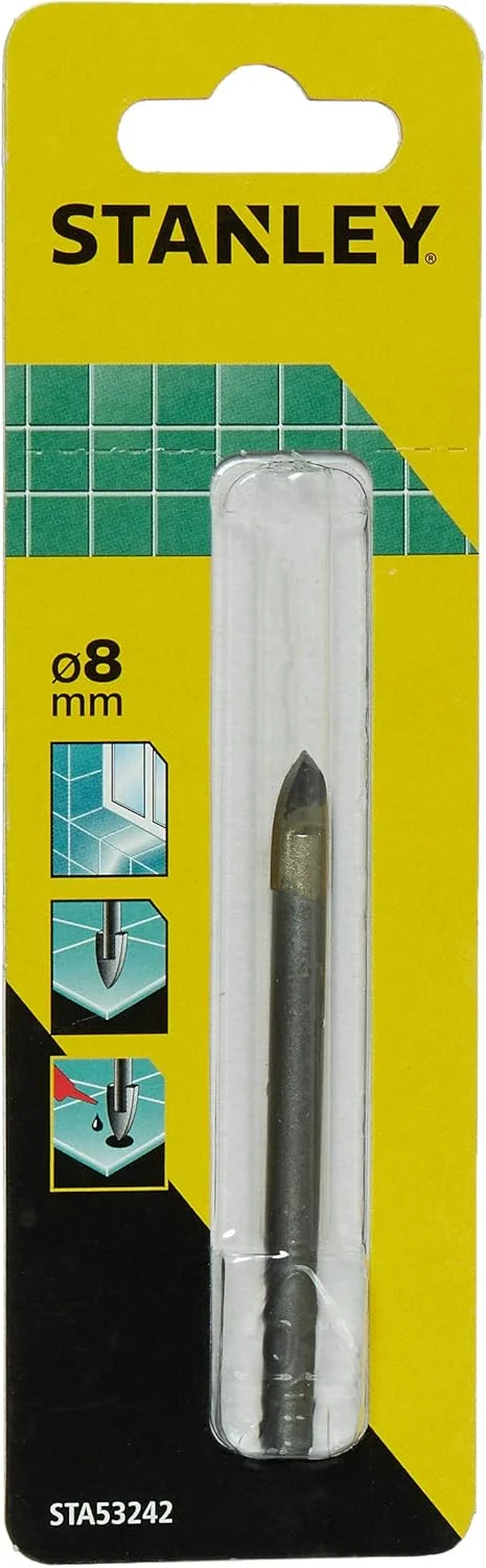 مته شیشه و سرامیک استنلی قطر 8x83 میلی متر