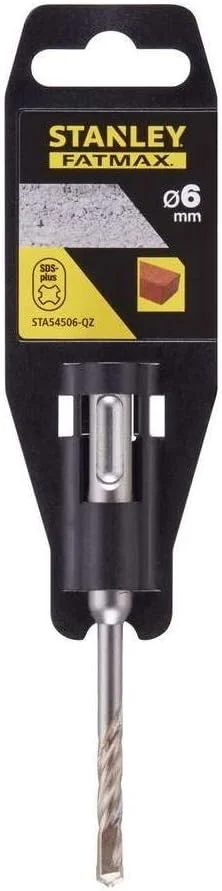 مته SDS-Plus FATMAX استنلی مدل STA54506-QZ قطر 6 میلی‌متر طول 110 میلی‌متر