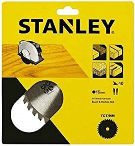 تیغه اره دیسکی استنلی STA13125-XJ، قطر 170x16 میلی متر، 40 دندانه ATB مثبت تیغه اره دیسکی استنلی STA13125-XJ، قطر 170x16 میلی متر، 40 دندانه ATB مثبت