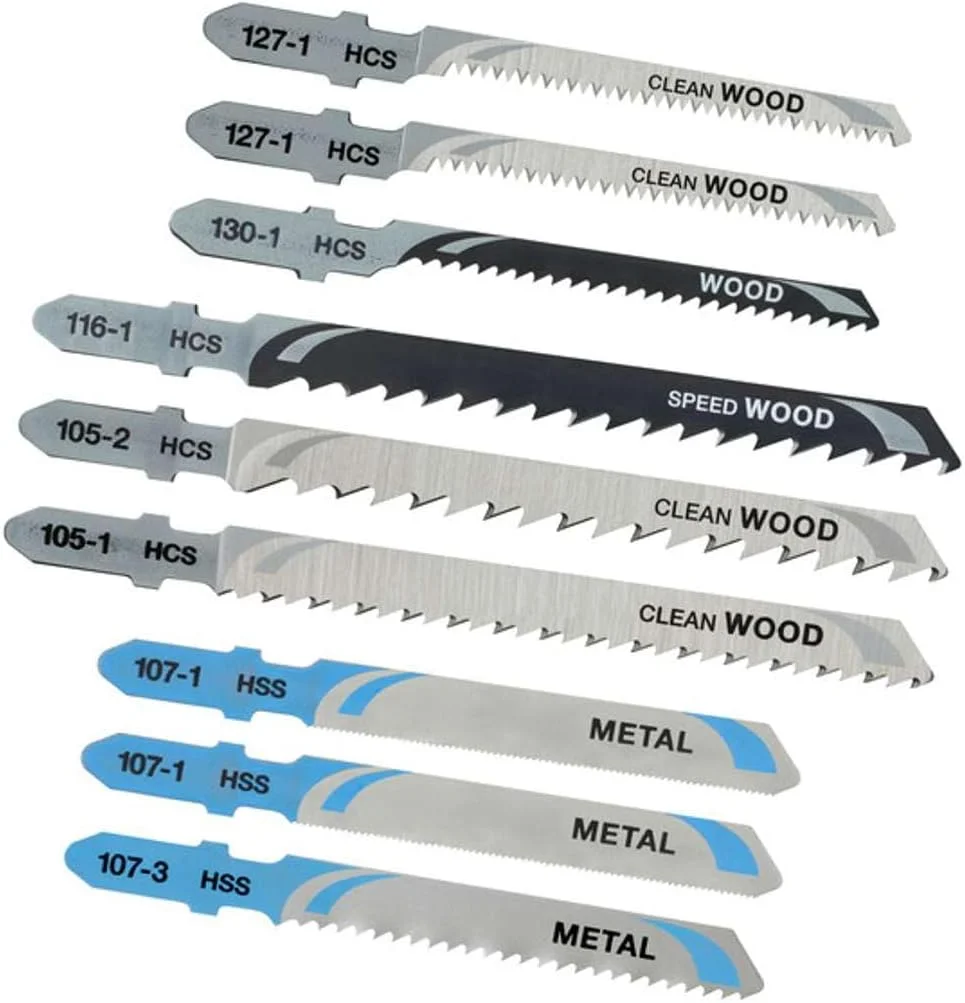 مجموعه 10 عددی تیغه اره استنلی STA28050-XJ برای برش چوب و فلز در جعبه کاستی مجموعه 10 عددی تیغه اره استنلی STA28050-XJ برای برش چوب و فلز در جعبه کاستی