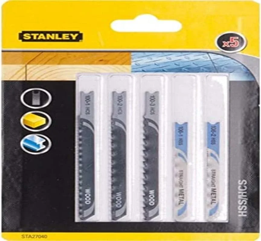 STANLEY STA27040-XJ بسته 5 عددی تیغه اره برای برش چوب و فلز STANLEY STA27040-XJ بسته 5 عددی تیغه اره برای برش چوب و فلز