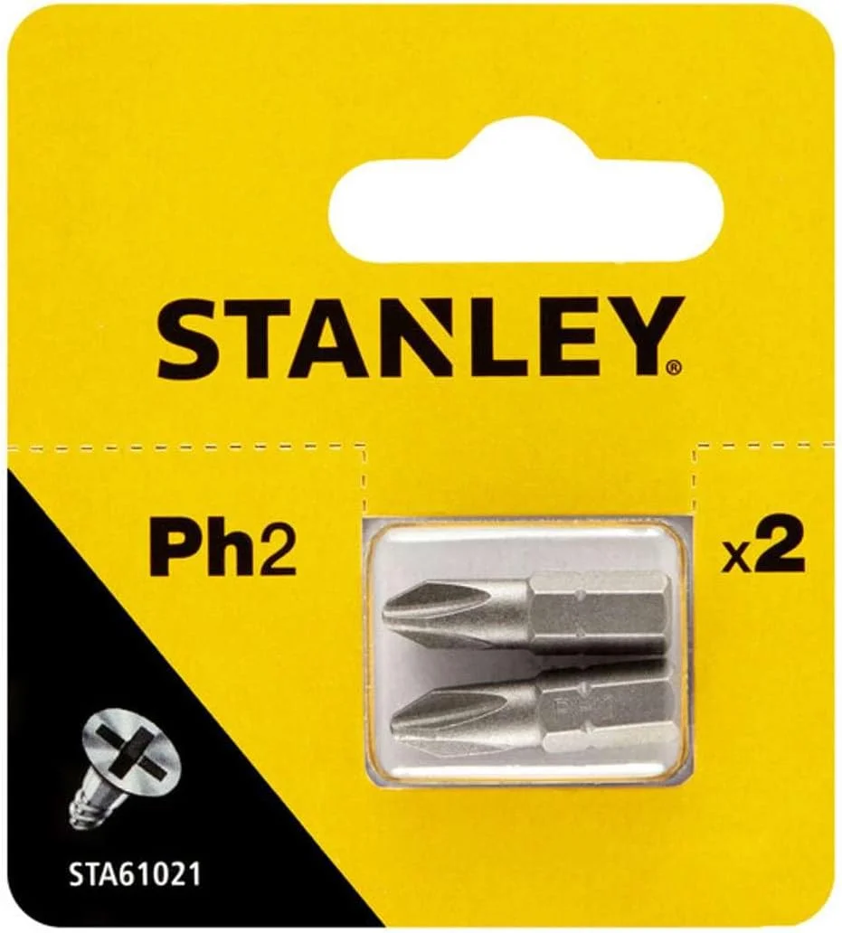 دو عدد سری پیچ‌گوشتی فیلیپس PH2، طول 25 میلی‌متر