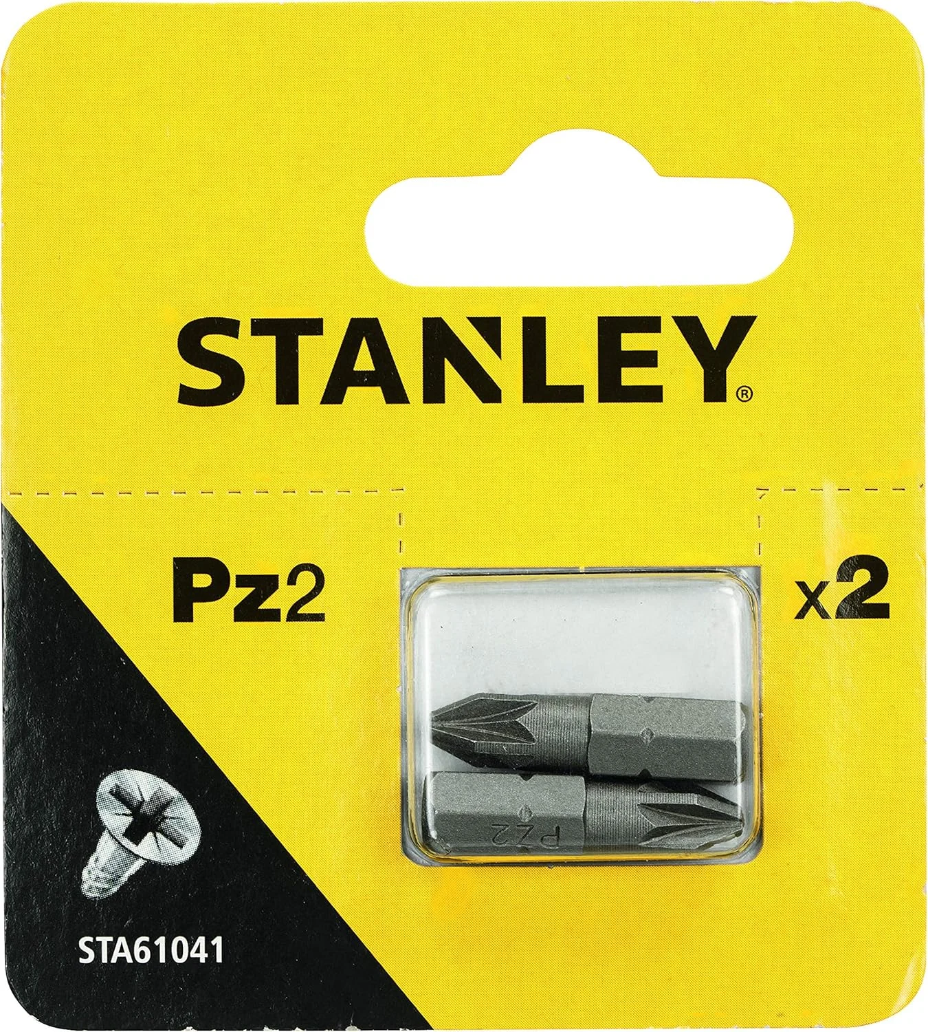 سری پیچ گوشتی 25 میلی متری پوزی درایو PZ2 استنلی مدل STA61041-XJ