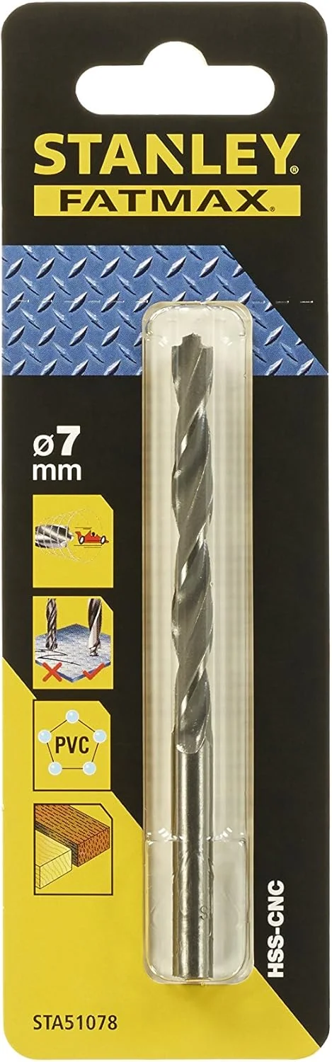 مته فلزکاری دقیق استنلی فت مکس STA51078-QZ، قطر 7 میلی متر