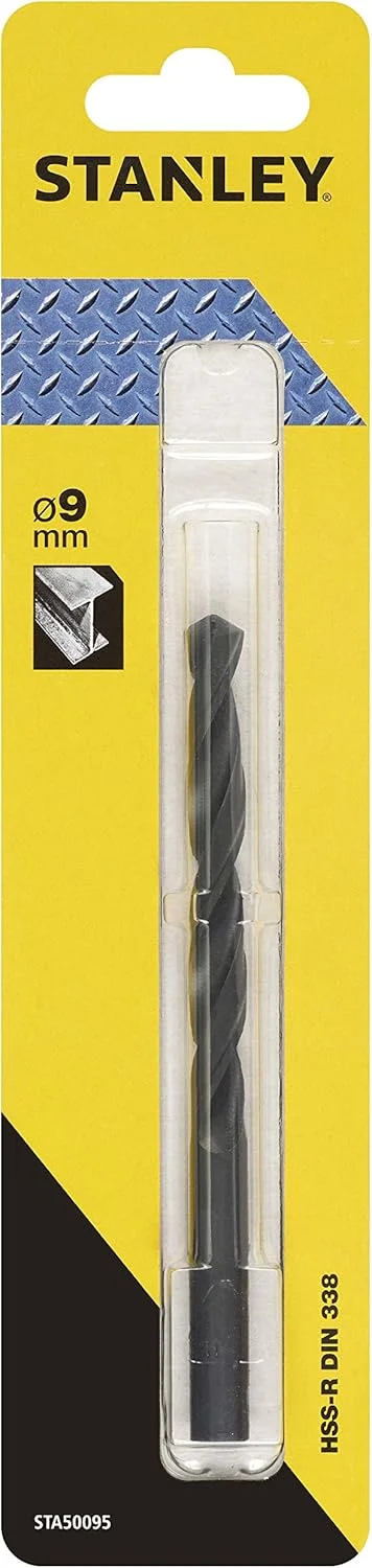 مته استنلی sta50095-qz - مته (مته فلز، فولاد تندرو نورد شده (HSS-R)، مشکی)