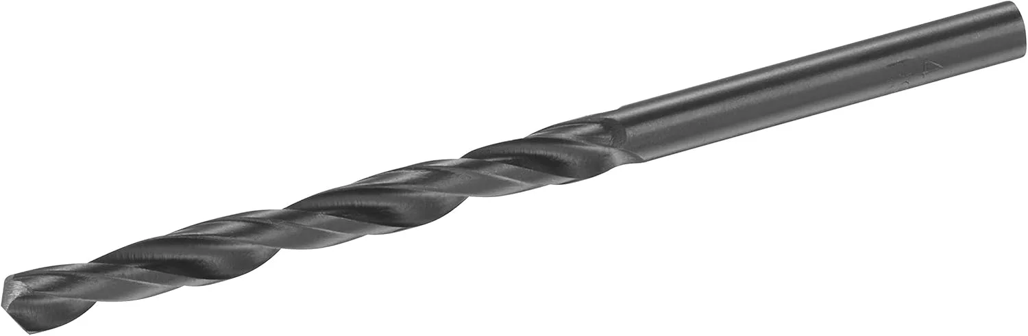 مته فلز استنلی STA50050-QZ HSS-R (قطر مته 4.8 میلی متر، طول کل 86 میلی متر، طول مارپیچ 52 میلی متر، DIN338، مناسب برای فلزات، بسته 1 عددی)، مشکی/زرد