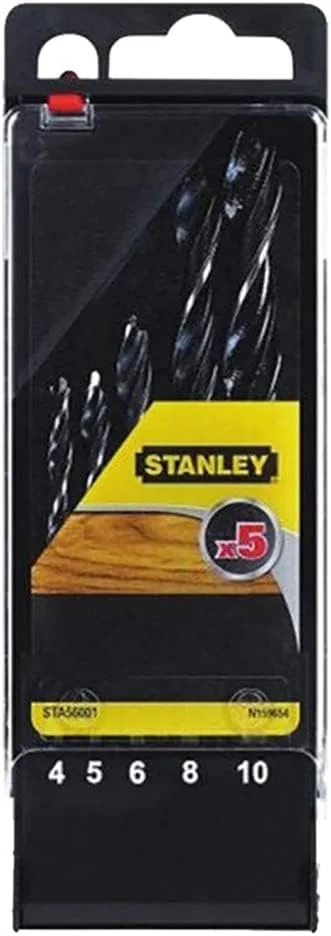 مجموعه ۵ عددی مته چوب استنلی مدل STA56001-QZ (مته چوب، سایزهای ۴/۵ / ۶/۸ / ۱۰) مجموعه ۵ عددی مته چوب استنلی مدل STA56001-QZ (مته چوب، سایزهای ۴/۵ / ۶/۸ / ۱۰)