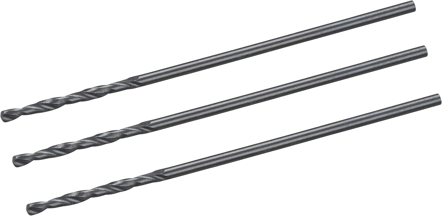 سه عدد مته HSS-R روکش دار استنلی STA50000-QZ برای فلز، قطر 1 میلی متر سه عدد مته HSS-R روکش دار استنلی STA50000-QZ برای فلز، قطر 1 میلی متر