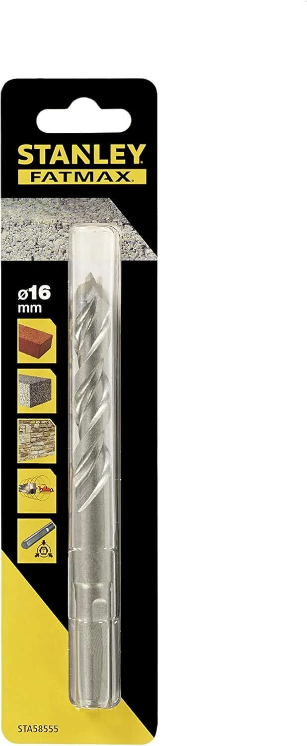 مته الماسه بتن استنلی فت مکس STA58555-QZ، قطر 16 میلی متر