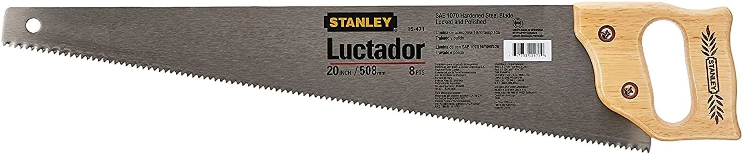 اره دستی قهوه ای استنلی مدل Luctador، 15-471