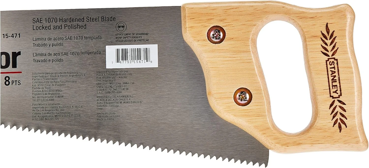 اره دستی قهوه ای استنلی مدل Luctador، 15-471 اره دستی قهوه ای استنلی مدل Luctador، 15-471