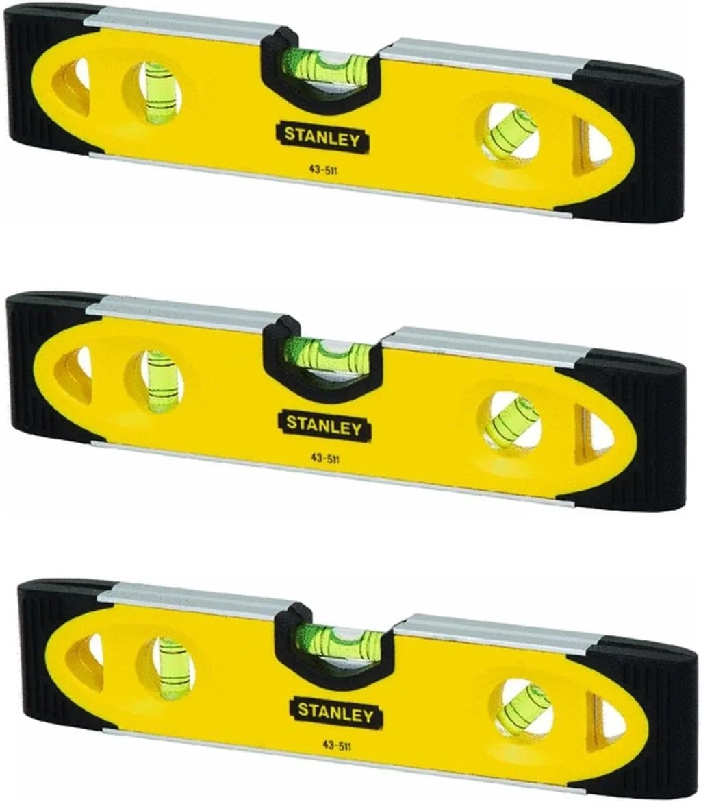 تراز استنلی مدل 43-511 با آهنربا و مقاومت در برابر ضربه (بسته 3 عددی)