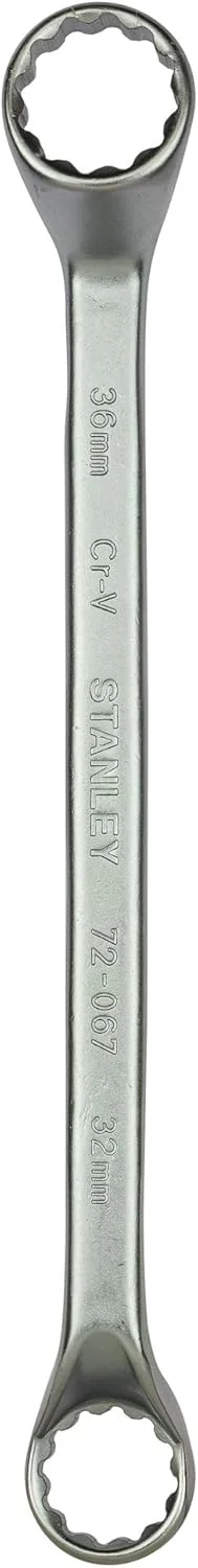 آچار رینگی دو سر تخت استنلی مدل 72-067 با پرداخت مات - سایز 32x36 میلی‌متر