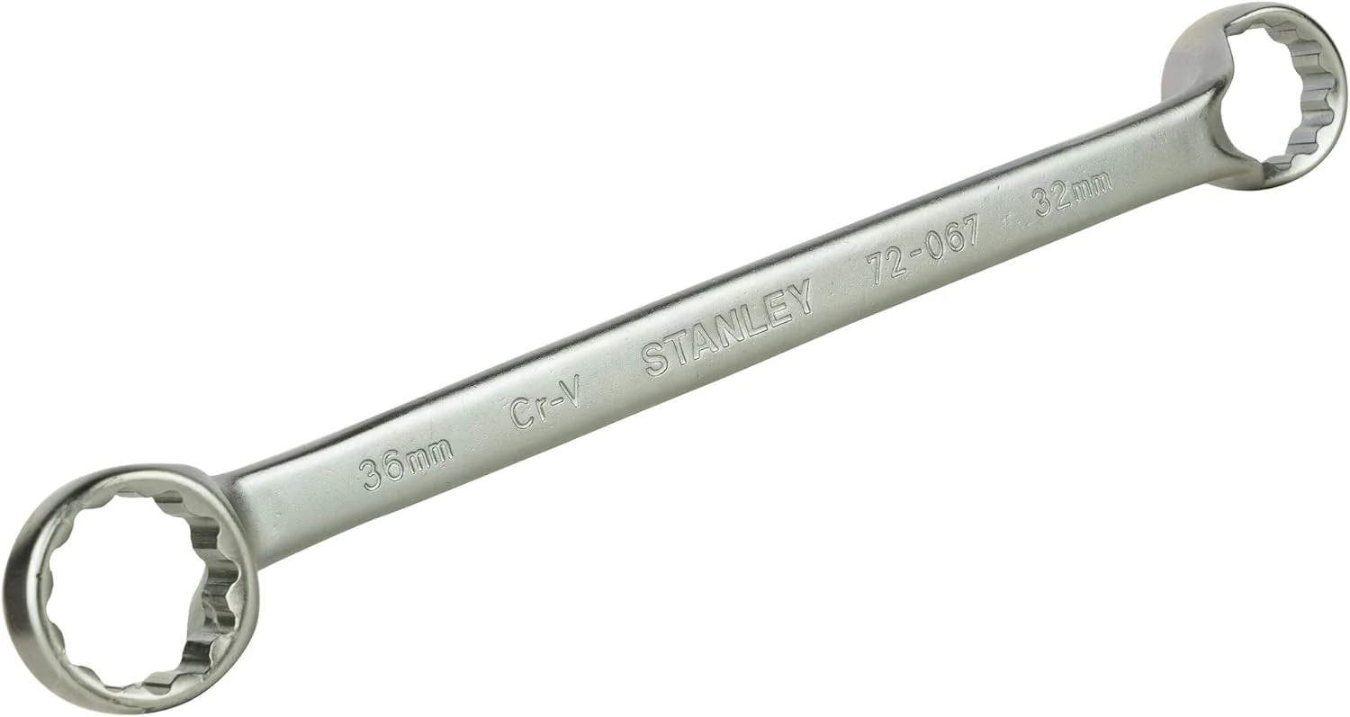 آچار رینگی دو سر تخت استنلی مدل 72-067 با پرداخت مات - سایز 32x36 میلیمتر آچار رینگی دو سر تخت استنلی مدل 72-067 با پرداخت مات - سایز 32x36 میلیمتر