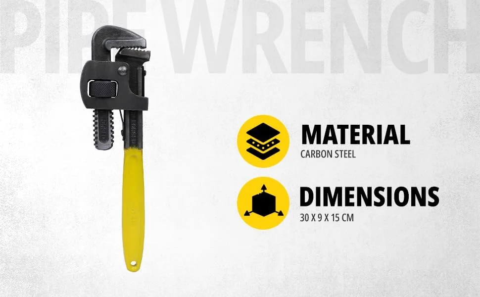 آچار لوله گیر استنلی مدل 71-642، سایز 12 اینچ/300 میلی متر، فک قابل تنظیم سریع، حداکثر دهانه فک 55 میلی متر، مناسب برای لوله کشی، ایده آل برای چرخاندن و نصب لوله های با سطوح گرد آچار لوله گیر استنلی مدل 71-642، سایز 12 اینچ/300 میلی متر، فک قابل تنظیم سریع، حداکثر دهانه فک 55 میلی متر، مناسب برای لوله کشی، ایده آل برای چرخاندن و نصب لوله های با سطوح گرد