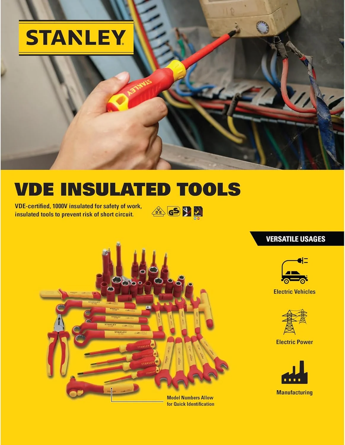مجموعه پیچ گوشتی 7 عددی VDE استنلی 65980 به همراه تستر اشانتیون مجموعه پیچ گوشتی 7 عددی VDE استنلی 65980 به همراه تستر اشانتیون