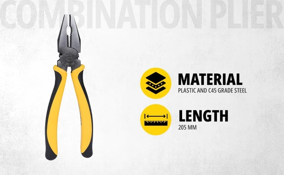 انبر سیمچین ترکیبی استنلی 8 اینچ انبر سیمچین ترکیبی استنلی 8 اینچ