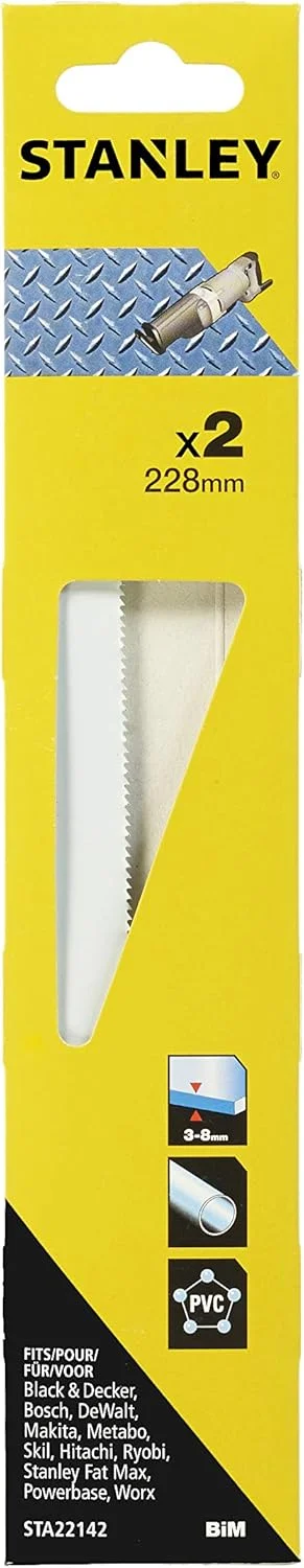 STANLEY STA22142-XJ دو عدد تیغه فلزی دوتایی