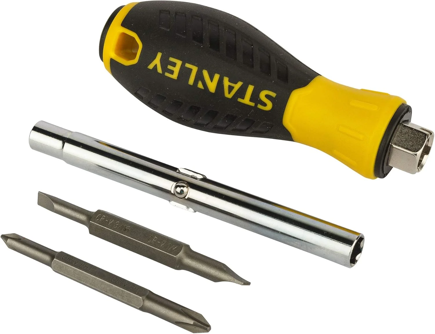 پیچ گوشتی 6 طرفه با قابلیت تعویض سریع استنلی مدل STHT68012-8 پیچ گوشتی 6 طرفه با قابلیت تعویض سریع استنلی مدل STHT68012-8