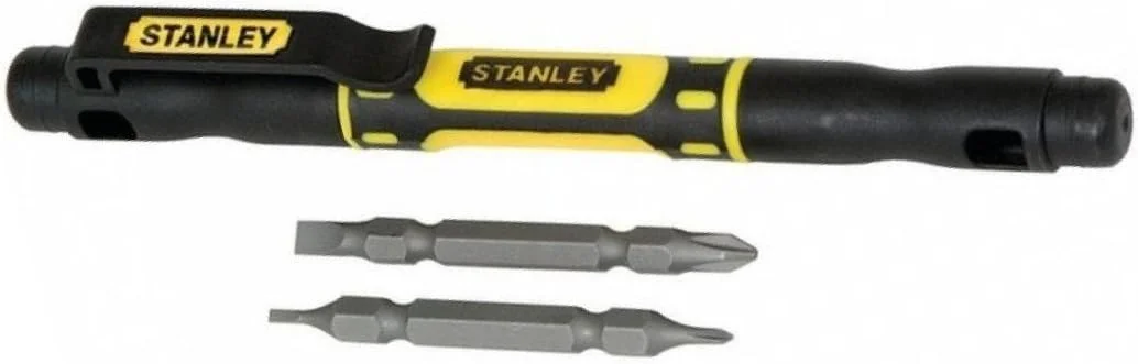 پیچ گوشتی جیبی 4 در 1 استنلی مدل 66-344 با روکش دو جنسی