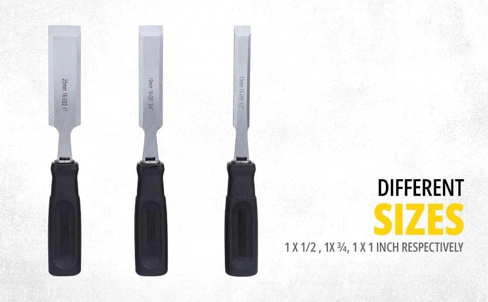 مجموعه 3 عددی اسکنه چوب استنلی 16-089 با ویژگی ضد زنگ برای شکل دادن و برش سطوح چوبی - 1/2x7 3/4,3/4x7 3/4,1x7 3/4، خاکستری و مشکی (ساخت سنگاپور) مجموعه 3 عددی اسکنه چوب استنلی 16-089 با ویژگی ضد زنگ برای شکل دادن و برش سطوح چوبی - 1/2x7 3/4,3/4x7 3/4,1x7 3/4، خاکستری و مشکی (ساخت سنگاپور)