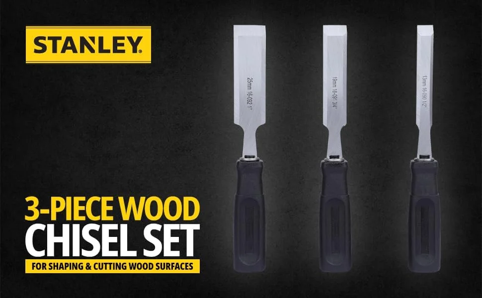 مجموعه 3 عددی اسکنه چوب استنلی 16-089 با ویژگی ضد زنگ برای شکل دادن و برش سطوح چوبی - 1/2x7 3/4,3/4x7 3/4,1x7 3/4، خاکستری و مشکی (ساخت سنگاپور) مجموعه 3 عددی اسکنه چوب استنلی 16-089 با ویژگی ضد زنگ برای شکل دادن و برش سطوح چوبی - 1/2x7 3/4,3/4x7 3/4,1x7 3/4، خاکستری و مشکی (ساخت سنگاپور)