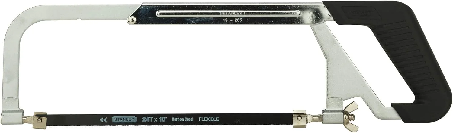 اره کمانی با دسته لاستیکی استنلی (مشکی)