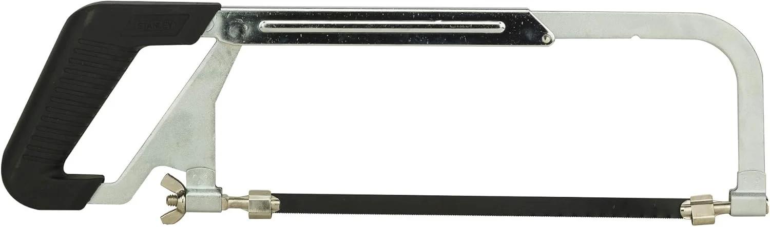 اره کمانی با دسته لاستیکی استنلی (مشکی)