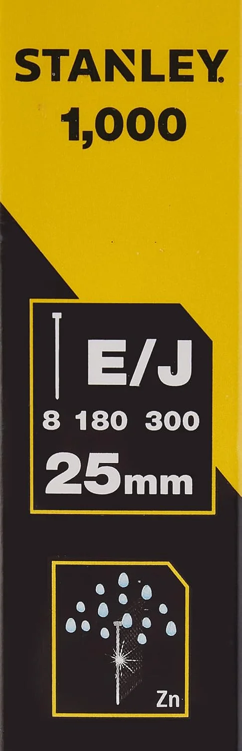 میخ استنلی مدل SWKBN 100T سایز 25 میلی متر بسته 1000 عددی