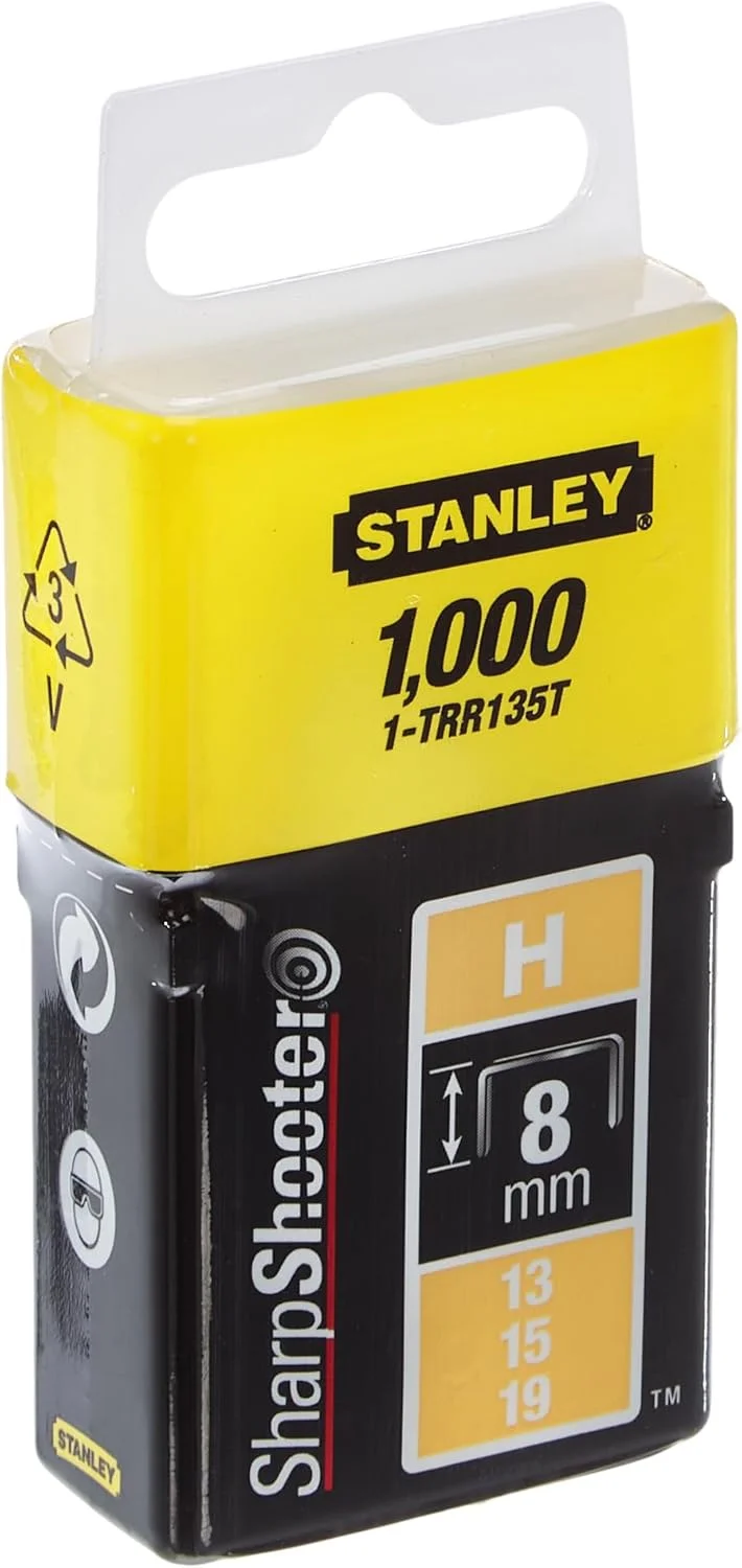 منگنه های نوع H استنلی 1-TRR135T (1000 عددی)، نقره ای منگنه های نوع H استنلی 1-TRR135T (1000 عددی)، نقره ای