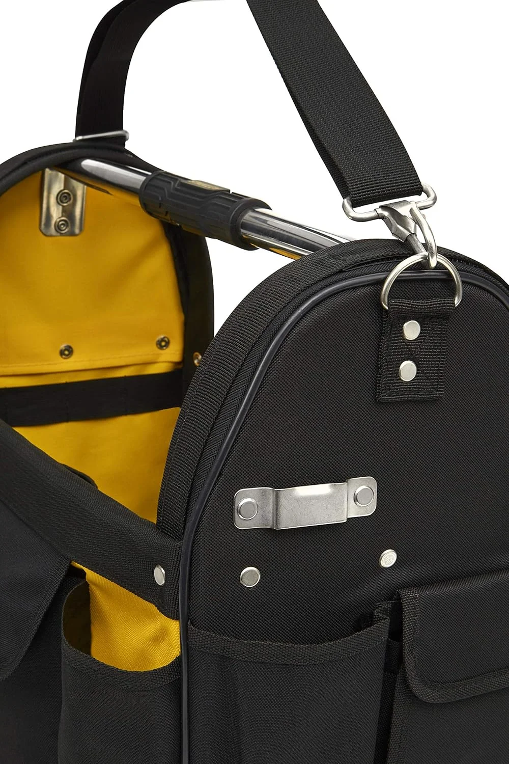 کیف ابزار دهانه باز کمری استنلی مدل STST1-70712، مشکی/زرد