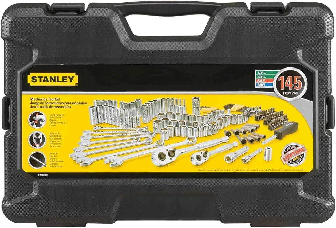 جعبه ابزار 145 پارچه مکانیکی استنلی مدل STMT71653 جعبه ابزار 145 پارچه مکانیکی استنلی مدل STMT71653