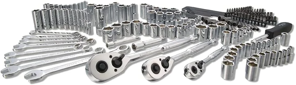 جعبه ابزار مکانیکی 201 پارچه استنلی، نقره ای، مدل STMT71654