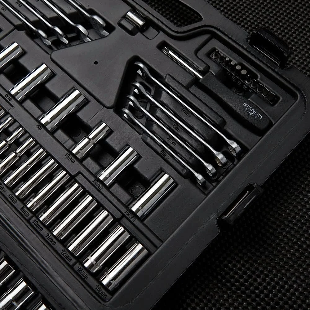 جعبه ابزار مکانیکی 201 پارچه استنلی، نقره ای، مدل STMT71654