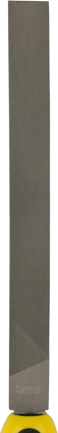 سوهان تخت استنلی مدل 0-22-499 به همراه دسته، سایز 3، زرد/مشکی