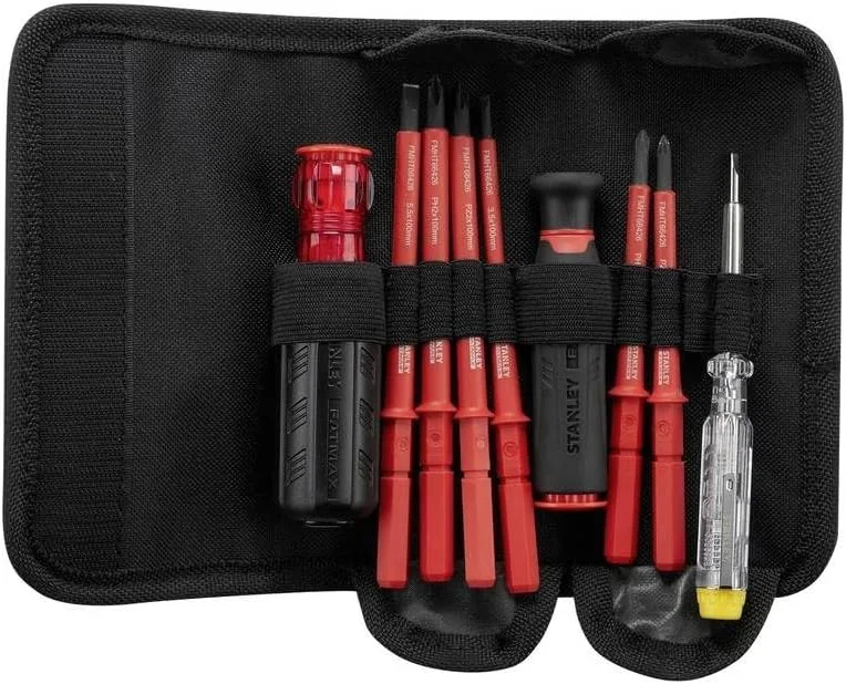 مجموعه پیچ گوشتی چند سر استنلی مدل STHT0-66426 VDE (۱۰ عددی) (نسخه قدیمی)