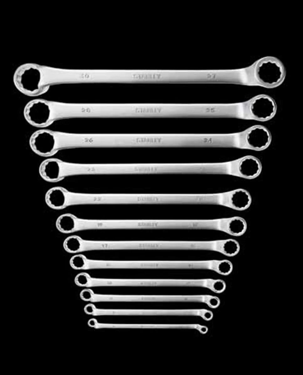 مجموعه آچار رینگی 12 عددی استنلی Fatmax مدل 1-95-774، نقره ای مجموعه آچار رینگی 12 عددی استنلی Fatmax مدل 1-95-774، نقره ای