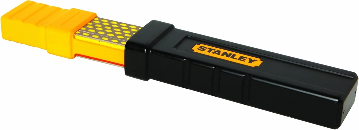 سنگ تیز کننده الماسه دستی استنلی مدل STHT0-16144، مشکی/زرد