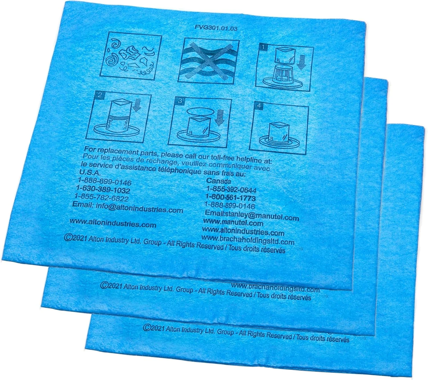 فیلتر خشک قابل استفاده مجدد استنلی 25-1217 برای جاروبرقی تر و خشک 1 تا 5 گالن، بسته 3 عددی