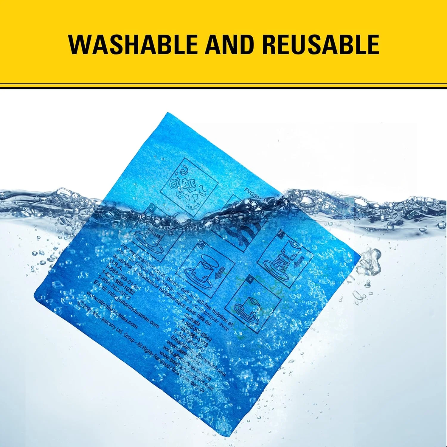 فیلتر خشک قابل استفاده مجدد استنلی 25-1217 برای جاروبرقی تر و خشک 1 تا 5 گالن، بسته 3 عددی