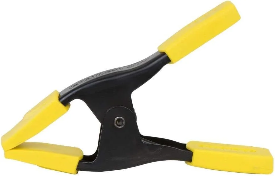 گیره فنری فلزی استنلی مدل 9-83-080، 50 میلی متر، زرد/مشکی