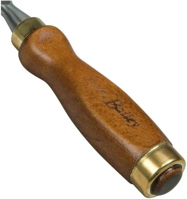 مغار چوب بری استنلی مدل Bailey، نقره ای/قهوه ای مایل به زرد