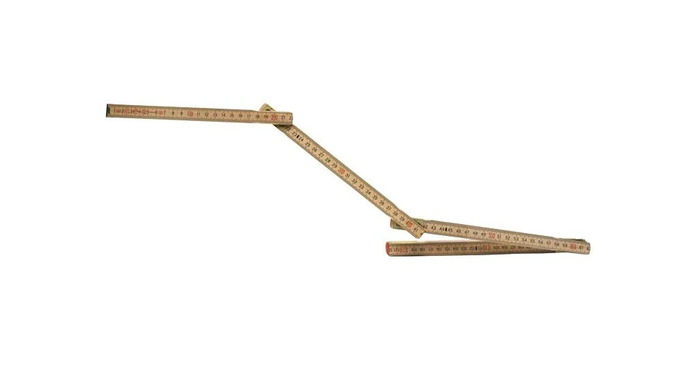 خط کش تاشو چوبی استنلی 0-35-455، قهوه ای مایل به زرد