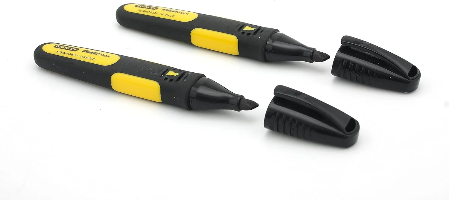 ماژیک نوک تخت استنلی FatMax مدل 0-47-314 (بسته 2 عددی) - مشکی