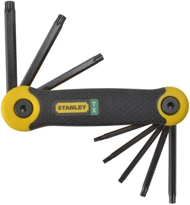 مجموعه کلید تاشو 8 عددی استنلی مدل 2-69-266 با علامت تورکس، نقره ای